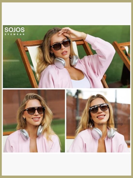 Aviator Sunglasses Polarized Lens UV400 Protection Lightweight Frame main image 7